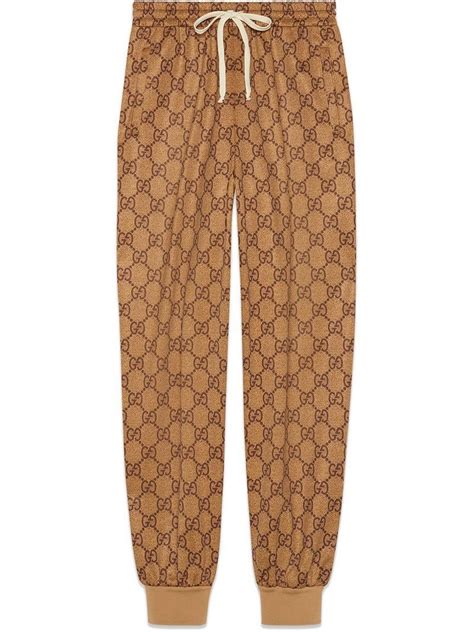 gucci brown joggers|farfetch Gucci tracksuit.